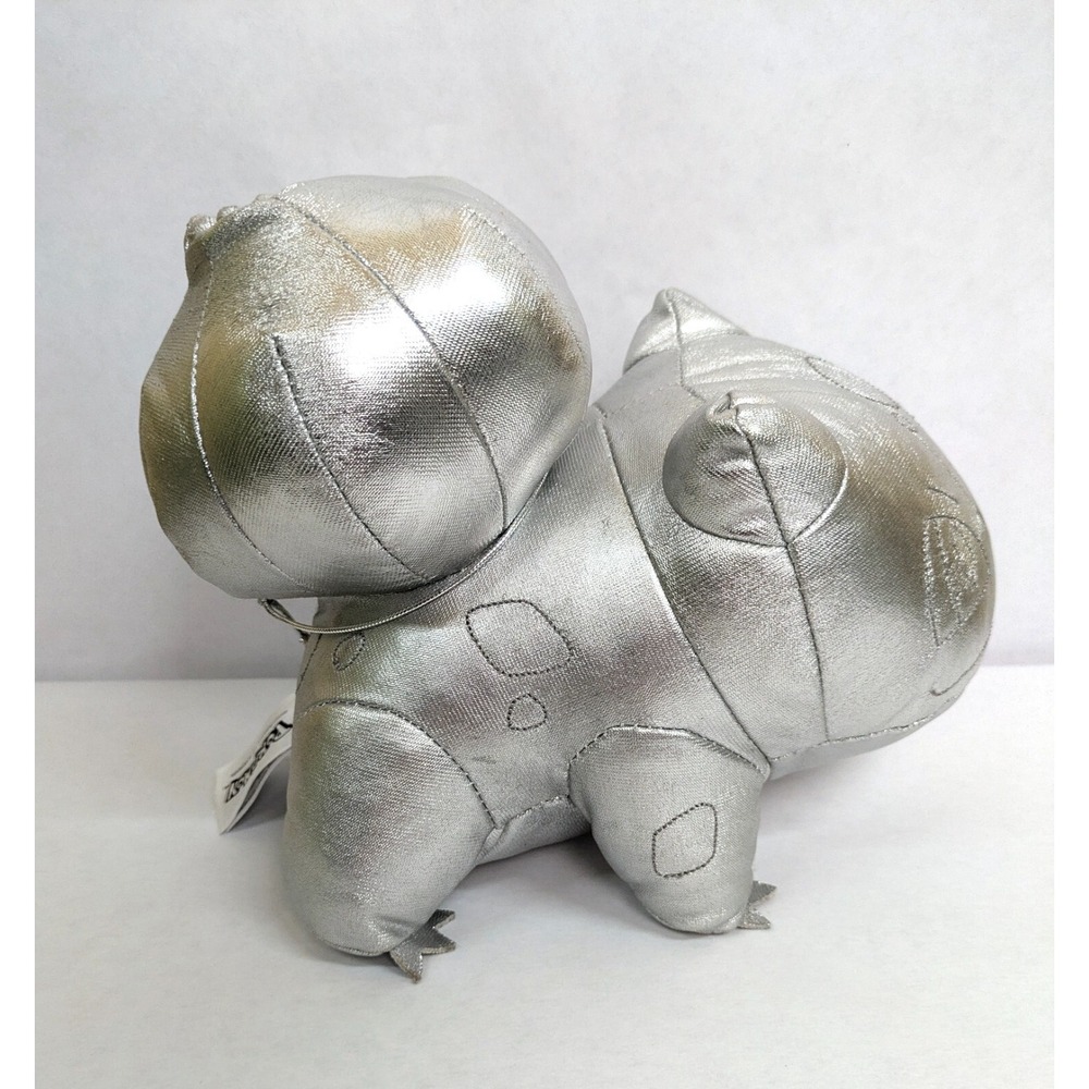 Jazwares Pokemon‎ 25th Anniversary Bulbasaur Silver Select 8" Plush Toy 2021